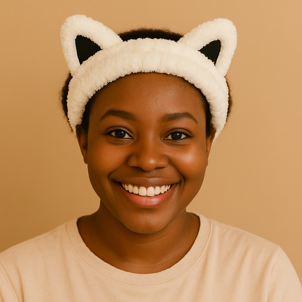 Bandeau Oreilles de Chat en Peluche