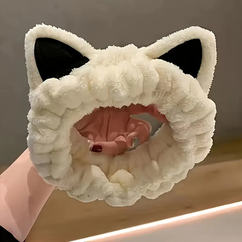 Bandeau Oreilles de Chat en Peluche